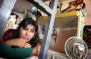 Guillermina Castro Lopez, a mother of three, is serving 15 years in a Mexican prison for helping a trafficker smuggle 2 pounds of heroin. (Photo by Don Bartlett)